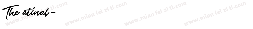 The Matinal字体转换